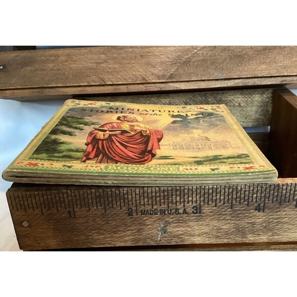 Miniature Stories Of The Saints Book Set One Three & Four 1940s Mini Paperback - Picture 4 of 16